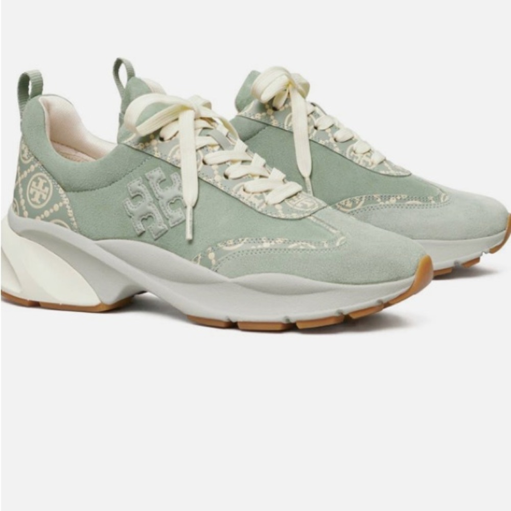 TORY BURCH T MONOGRAM GOOD LUCK TRAINER
